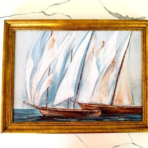 framed canvas painting